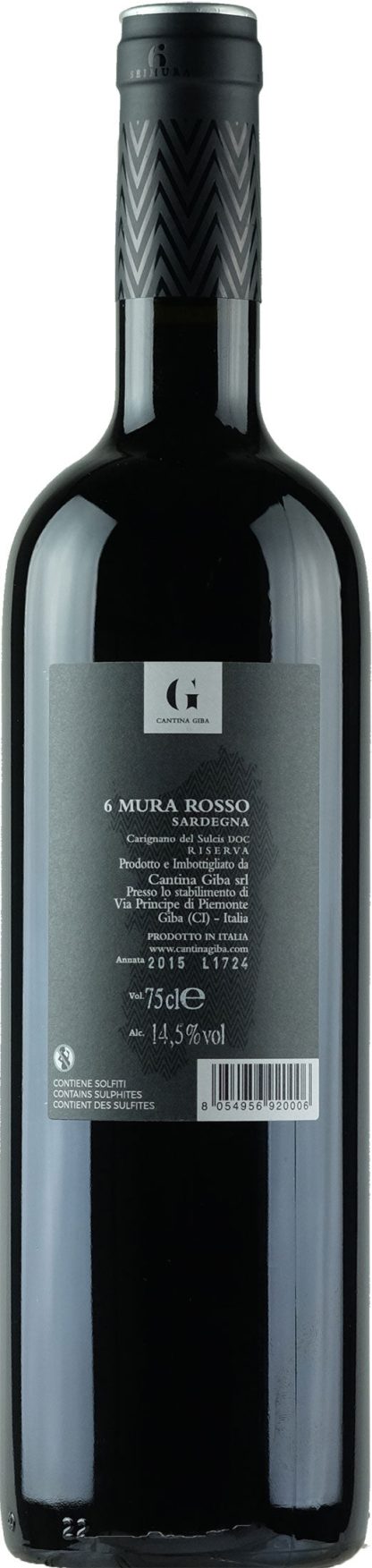 6 Mura Carignano Sulcis Riserva 2015 - immagine 2