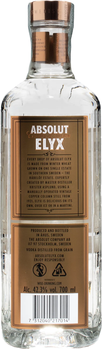 Absolut Vodka Elyx - immagine 2