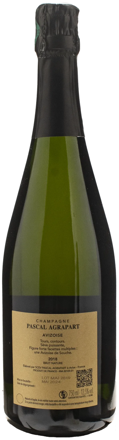 Agrapart Champagne Grand Cru Blanc de Blancs Avizoise Brut Nature 2018 - immagine 2