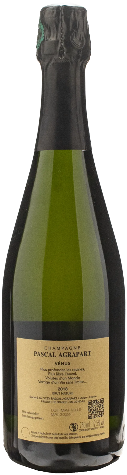 Agrapart Champagne Grand Cru Blanc de Blancs Venus Brut Nature 2018 - immagine 2