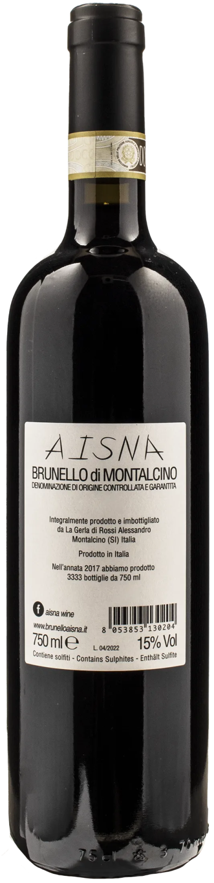 Aisna Brunello di Montalcino 2017 - immagine 2