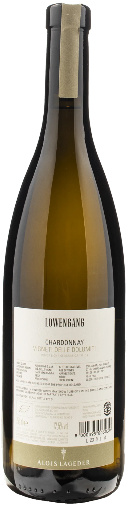 Alois Lageder Löwengang Chardonnay 2021 - immagine 2