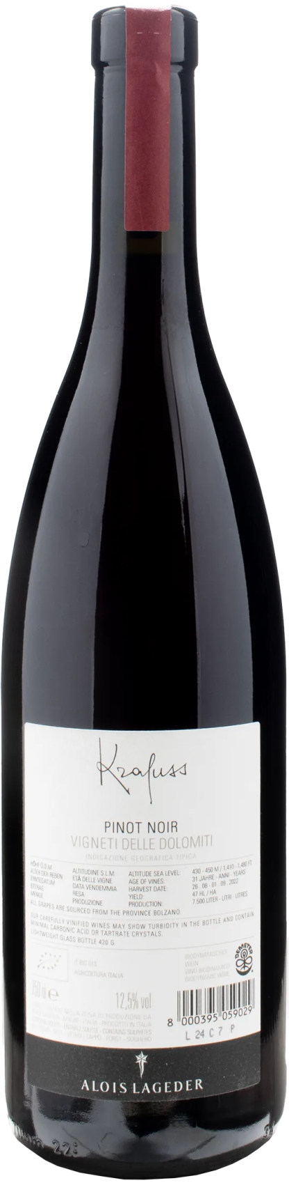 Alois Lageder Pinot Noir Krafuss 2022 - immagine 2