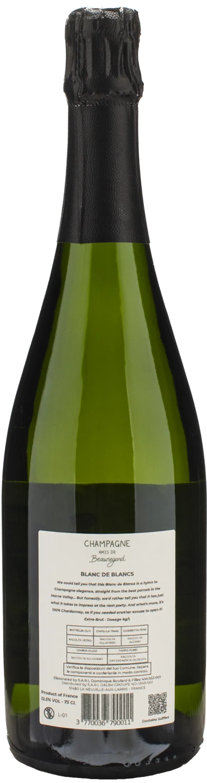 Amis de Beauregard Champagne Blanc de Blancs - immagine 2