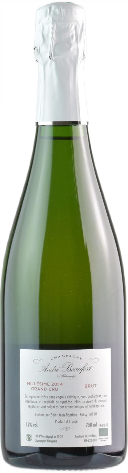 Andre Beaufort Ambonnay Champagne Grand Cru Brut Millesime 2014 - immagine 2