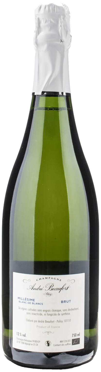 Andre Beaufort Champagne Polisy Blanc de Blancs Brut Millesime 2018 - immagine 2