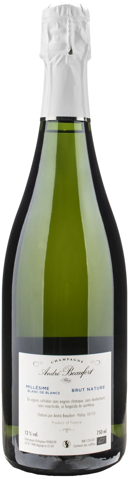 Andre Beaufort Champagne Polisy Blanc de Blancs Brut Nature 2014 - immagine 2