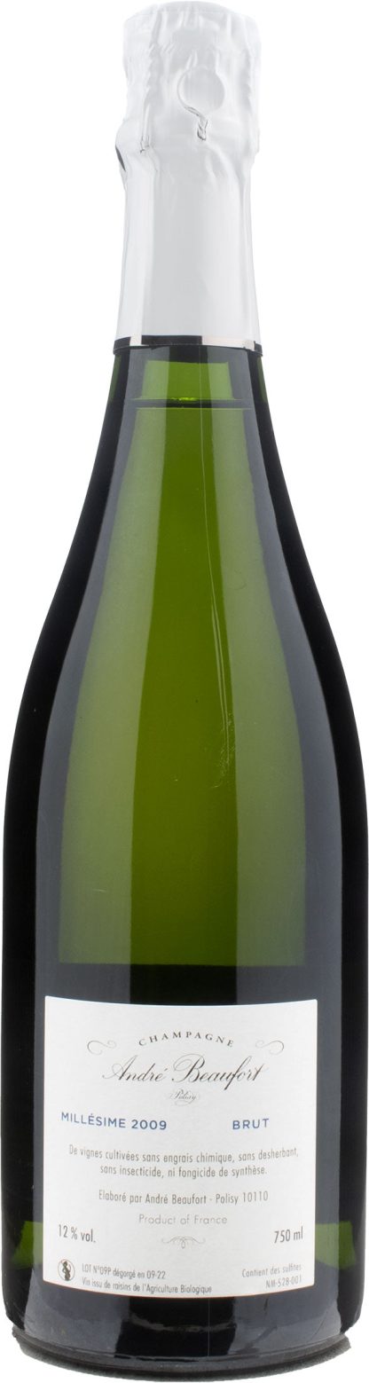 Andre Beaufort Champagne Polisy Blanc De Noirs Brut Millesime 2009 - immagine 2