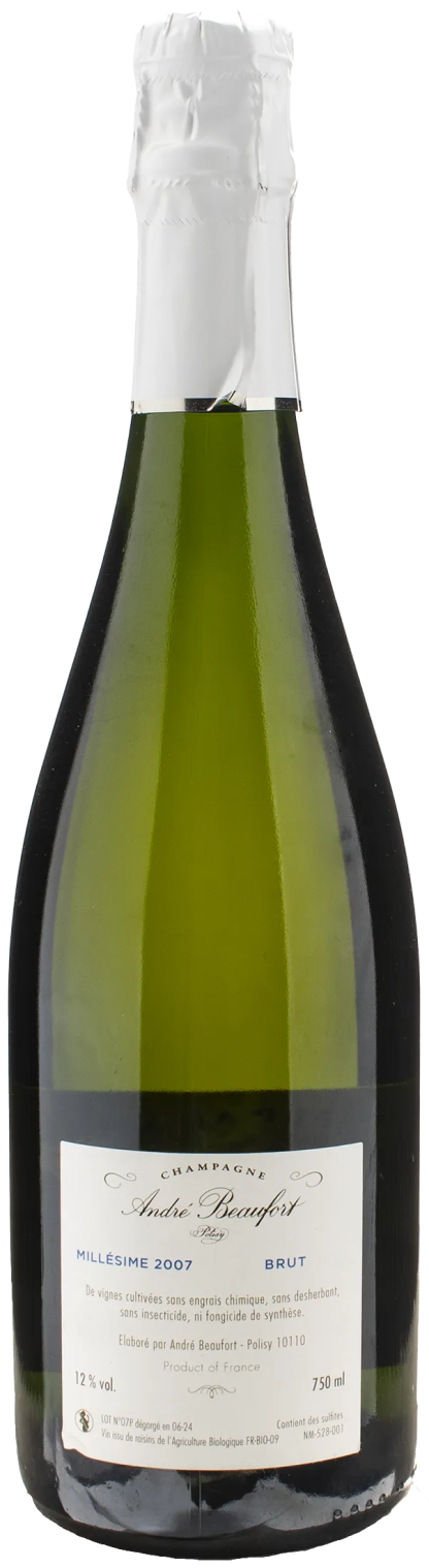 Andre Beaufort Champagne Polisy Brut Millesime 2007 - immagine 2