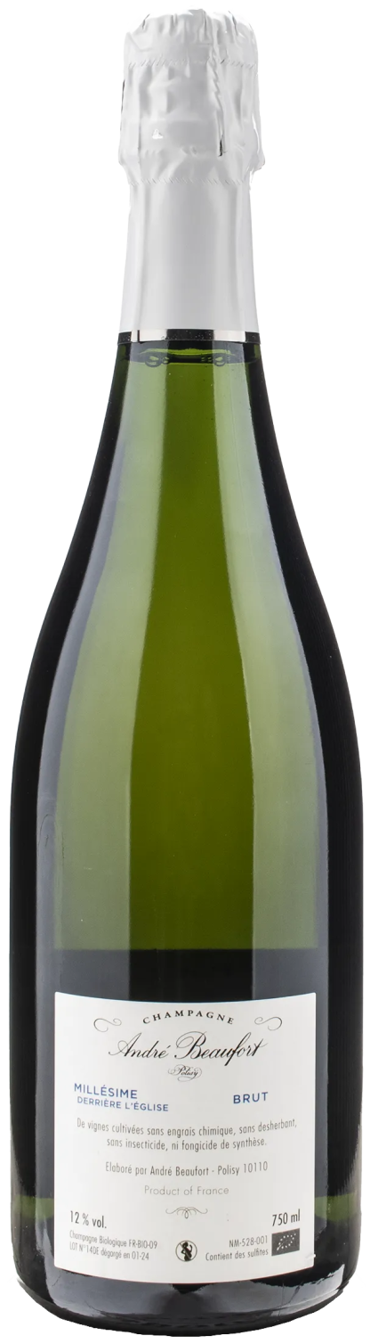 Andre Beaufort Champagne Polisy Derriere l'Eglise Brut Millesime 2014 - immagine 2