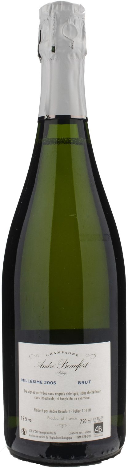 Andre Beaufort Champagne Polisy Grande Reserve Brut Millesime 2006 - immagine 2