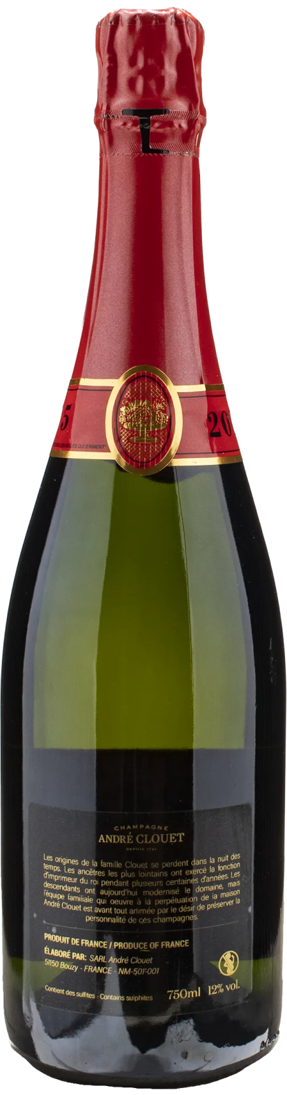 André Clouet Champagne Dream Vintage Brut 2015 - immagine 2