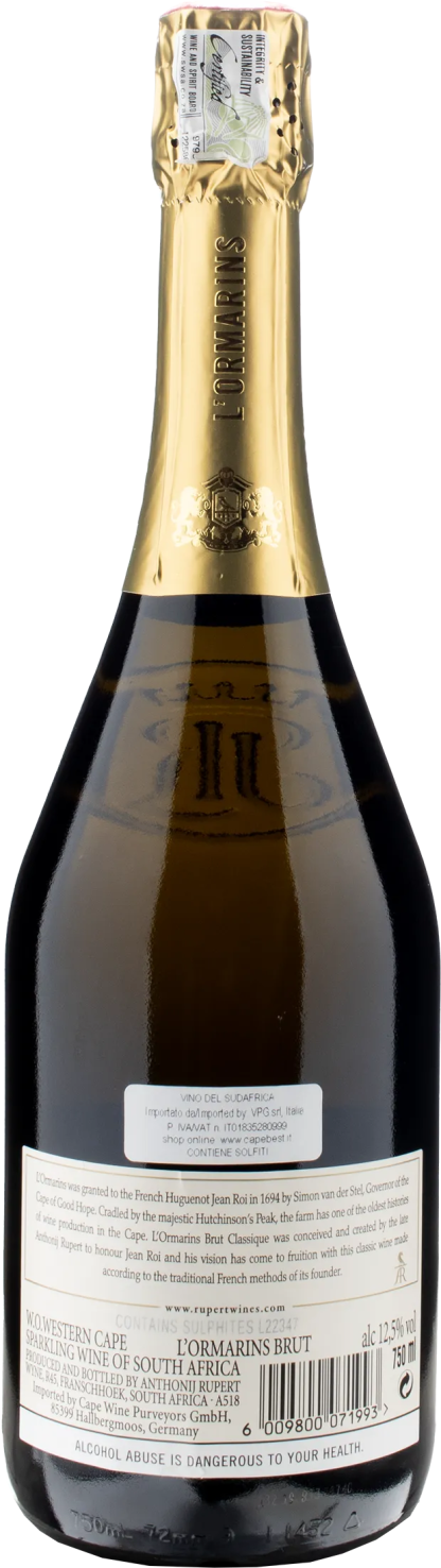 Anthonij Rupert L'Ormarins Brut Classique - immagine 2