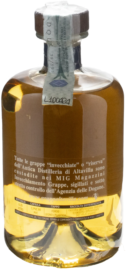 Antica Distilleria Altavilla Grappa di Moscato Riserva 2015 - immagine 2