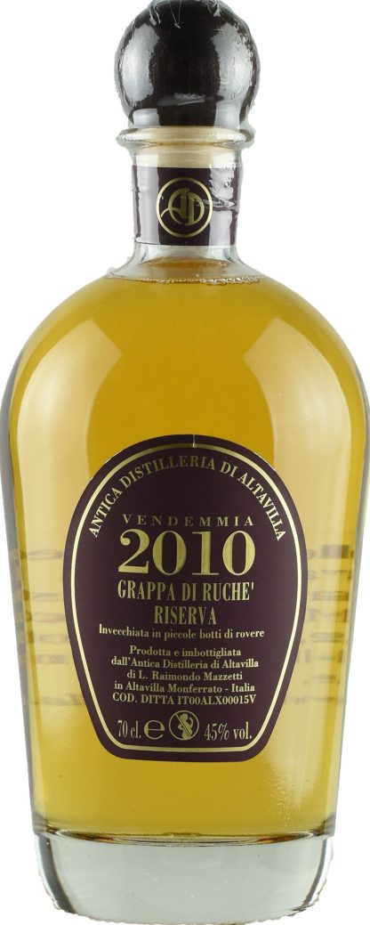 Antica Distilleria Altavilla Grappa di Ruche Riserva 2010