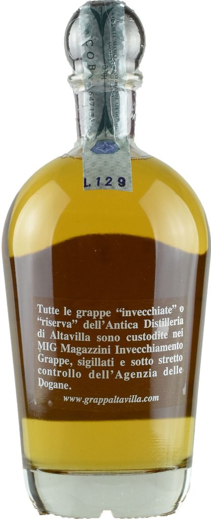 Antica Distilleria Altavilla Grappa di Ruche Riserva 2010 - immagine 2