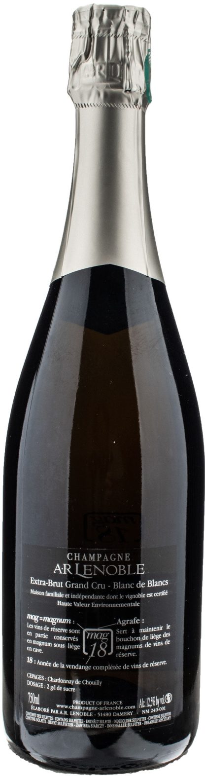 A.R. Lenoble Champagne Grand Cru Blanc de Blancs Chouilly - immagine 2