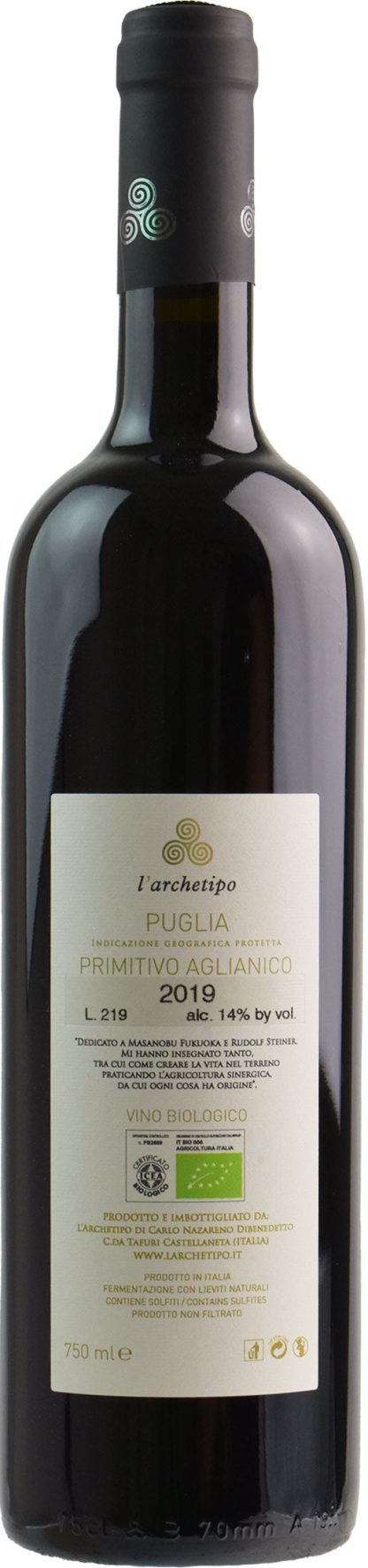 Archetipo Primitivo Aglianico 2019 - immagine 2