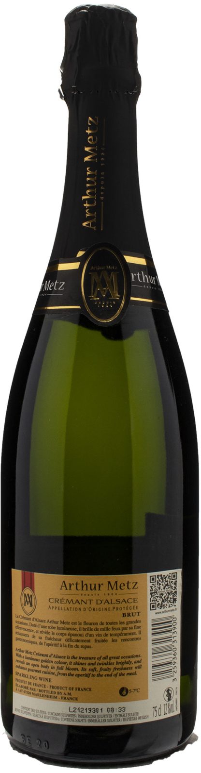 Arthur Metz Crémant d'Alsace Brut Millésime 2020 - immagine 2