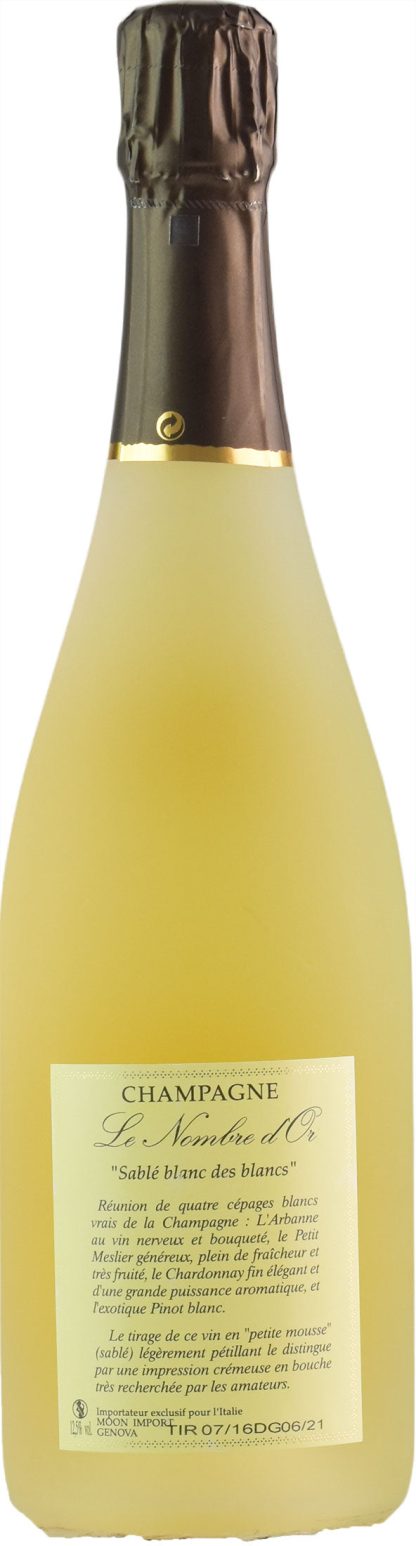 Aubry Champagne Blanc des Blancs Brut Nature Le Nombre d'Or Sablé 2015 - immagine 2