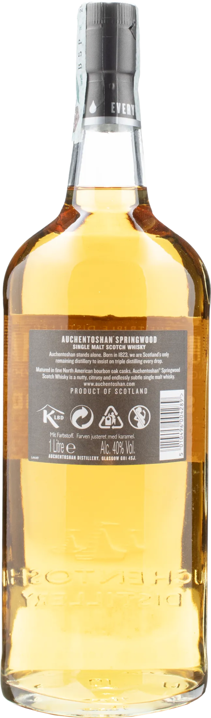 Auchentoshan Whisky Single Malt Scotch Whisky Springwood 1L - immagine 2