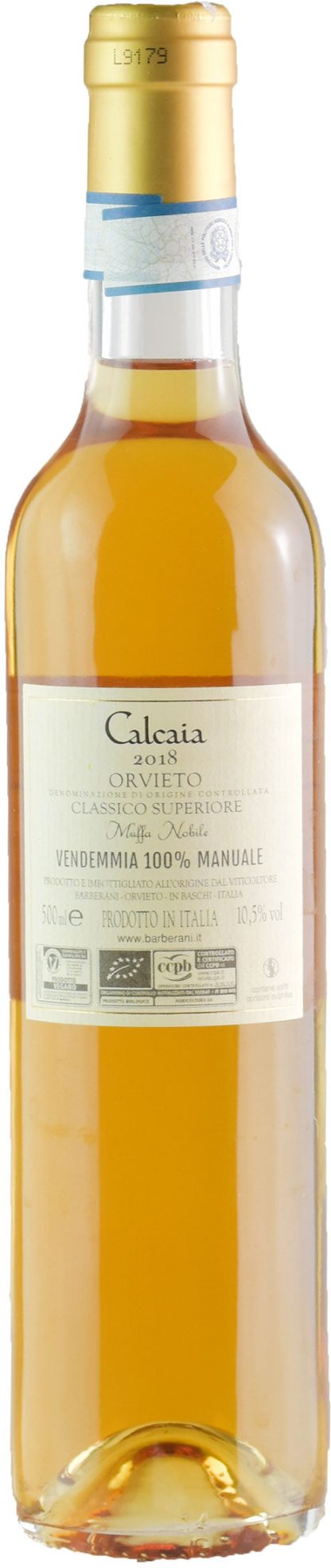 Barberani Calcaia Muffa Nobile Orvieto 0.5L 2018 - immagine 2