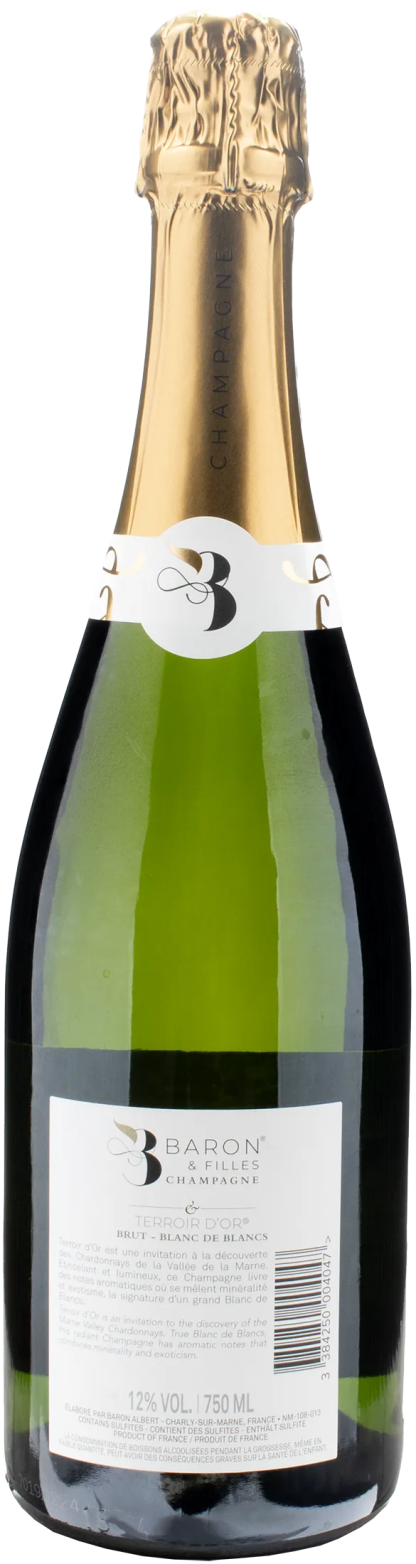 Baron Albert Champagne Blanc de Blancs Terroir D’Or Brut - immagine 2