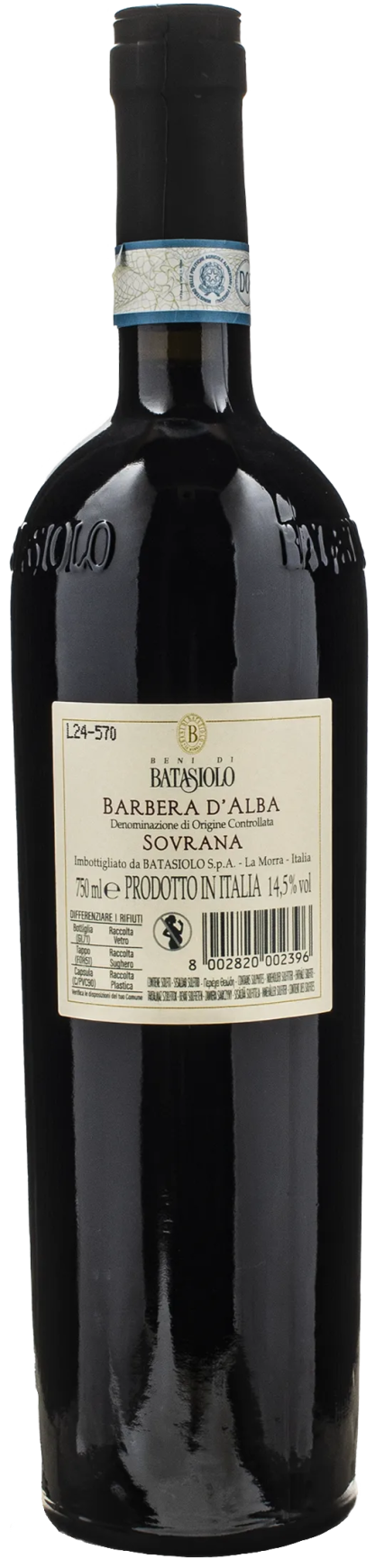 Batasiolo Barbera d'Alba Sovrana 2022 - immagine 2