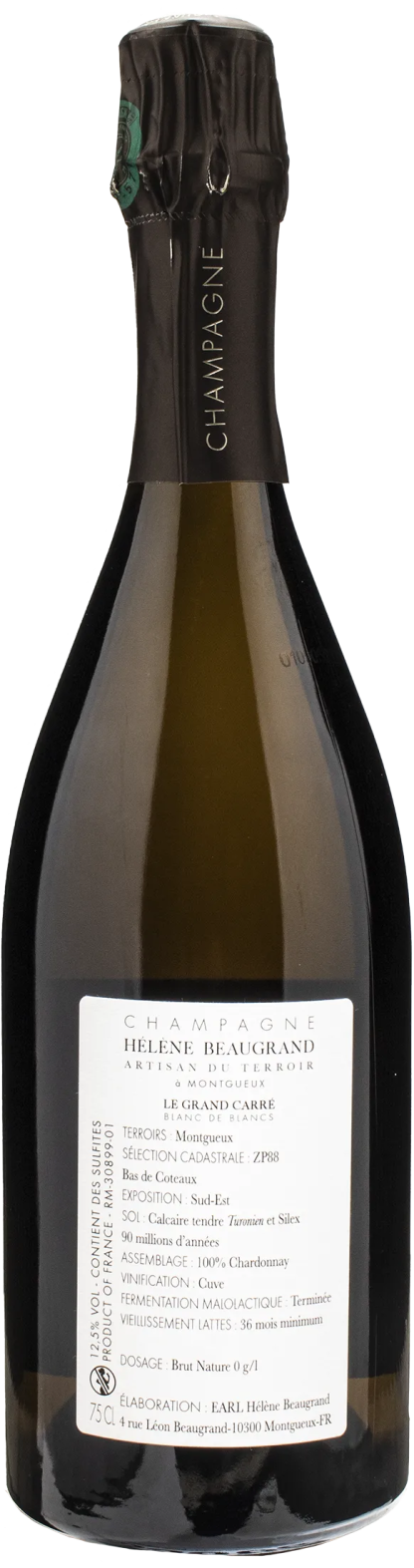 Beaugrand Champagne Blanc De Blancs Brut Nature Le Grand Carrè - immagine 2