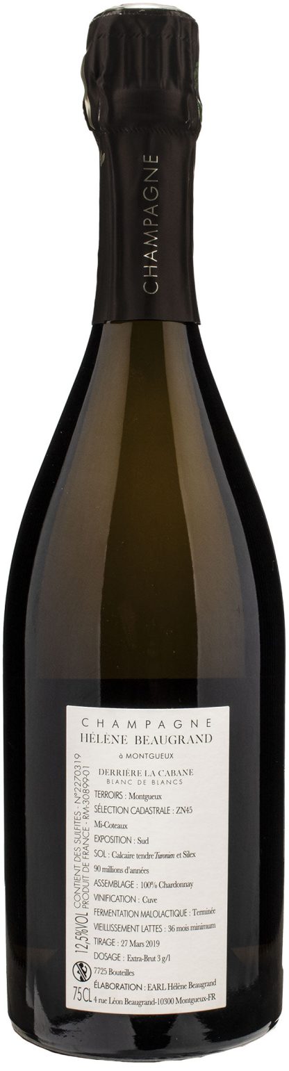 Beaugrand Montgueux Champagne Blanc de Blancs Derriere la Cabane Extra Brut - immagine 2