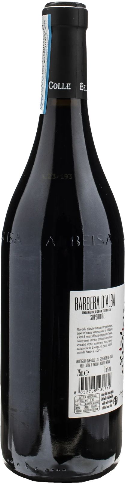 Bel Colle Barbera d'Alba Superiore Le Masche 2022 - immagine 2