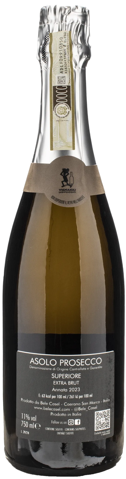 Bele Casel Asolo Prosecco Superiore Extra Brut 2023 - immagine 2