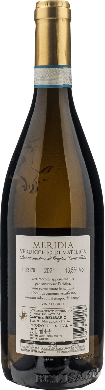 Belisario Verdicchio di Matelica Meridia 2021 - immagine 2