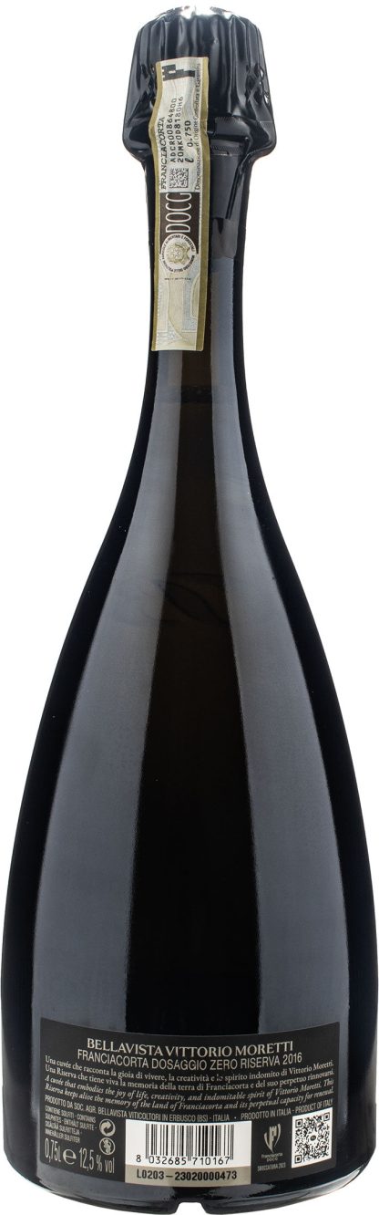 Bellavista Franciacorta Vittorio Moretti Dosaggio Zero Riserva 2016 - immagine 2