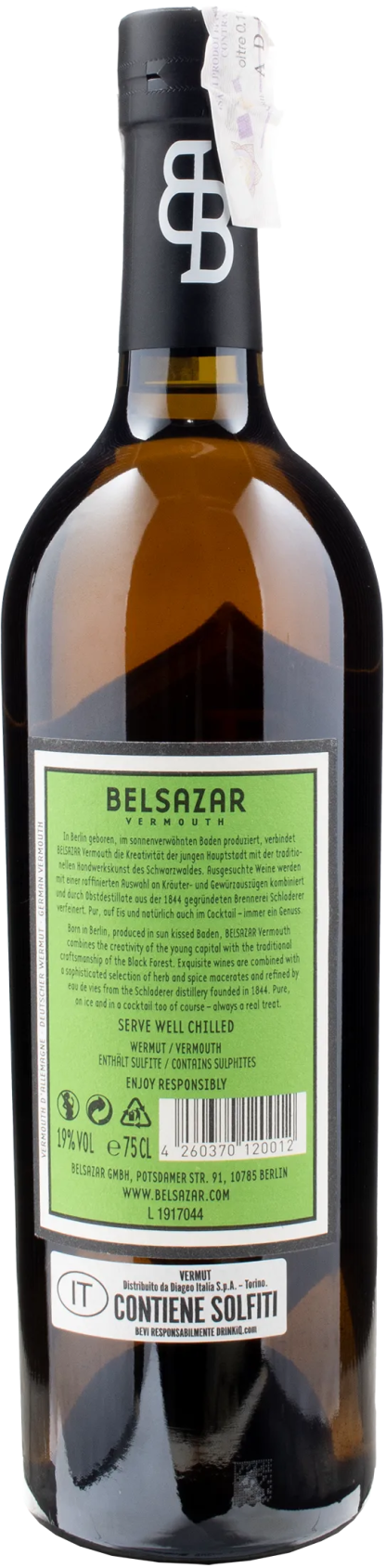 Belsazar Dry Vermouth 0.75L - immagine 2