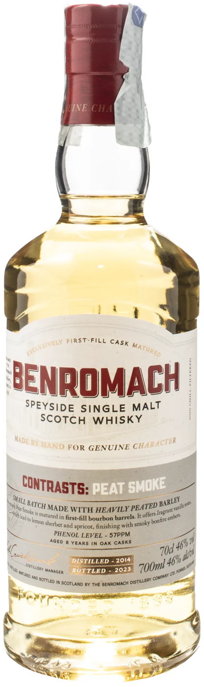 Benromach Speyside Single Malt Scotch Whisky Peat Smoke 2014