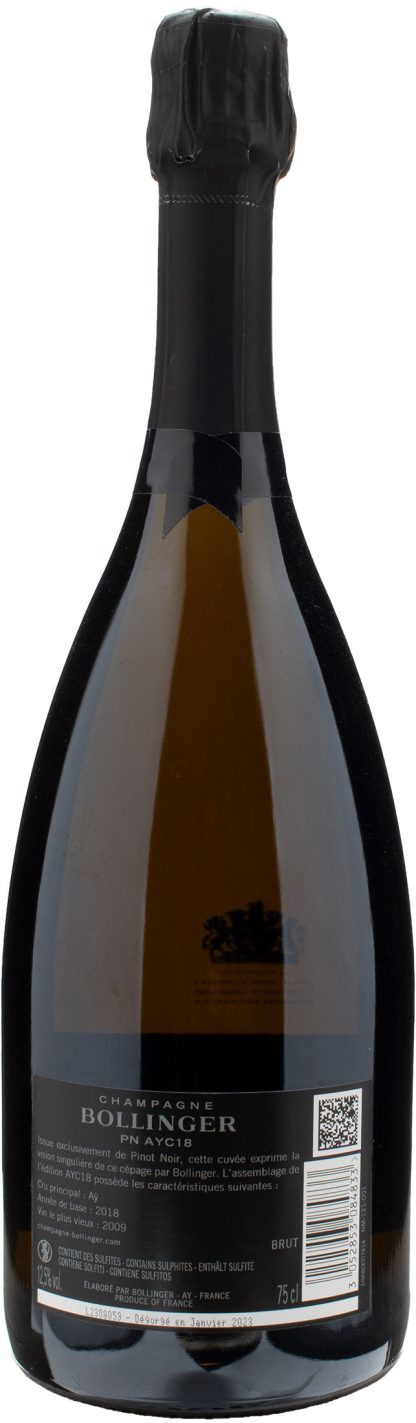 Bollinger Champagne PN AYC Brut 2018 - immagine 2