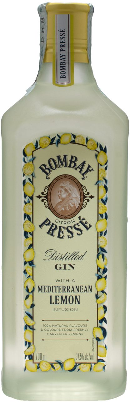 Bombay Citron Pressè Distilled Gin With A Mediterranean Lemon Infusion