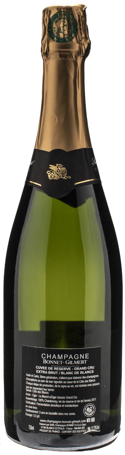 Bonnet-Gilmert Champagne Grand Cru Blanc de Blancs Brut Cuvé de Reserve - immagine 2