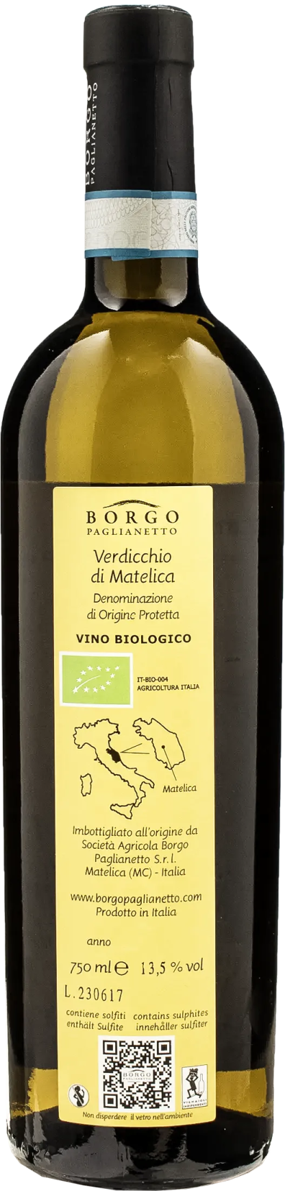 Borgo Paglianetto Verdicchio di Matelica Petrara 2023 - immagine 2