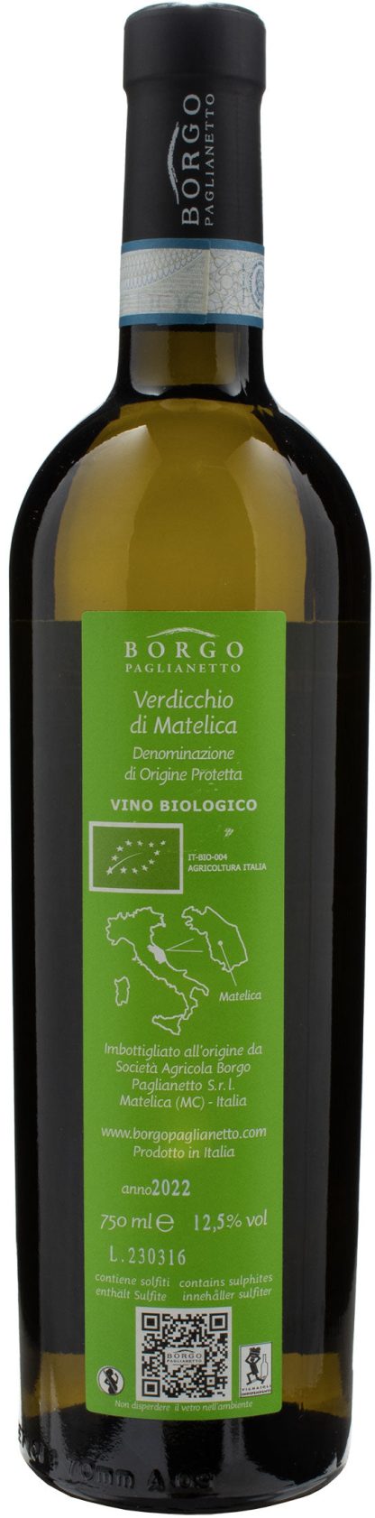 Borgo Paglianetto Verdicchio di Matelica Terravignata 2022 - immagine 2