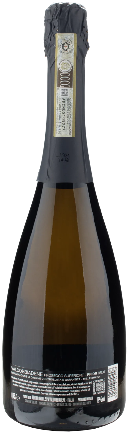 Bortolomiol Valdobbiadene Prosecco Superiore Millesimato Prior Brut 2023 - immagine 2