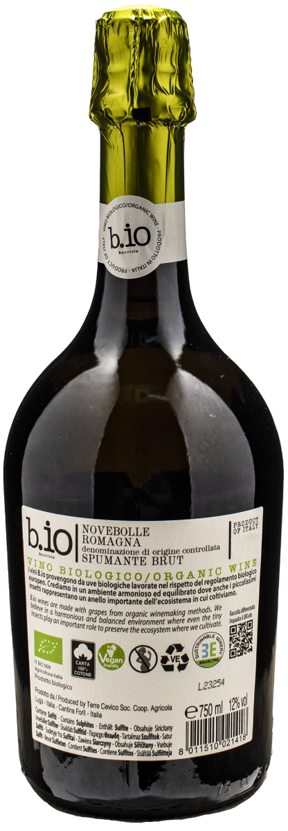 Bpuntoio Romagna Spumante Novebolle Brut 2022 - immagine 2