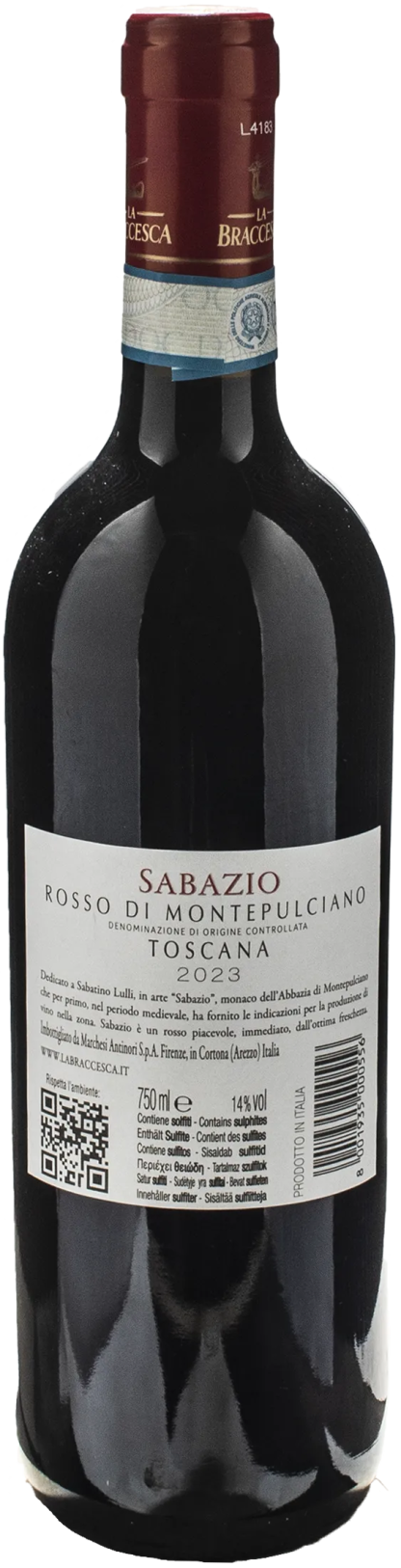 Braccesca Rosso di Montepulciano Sabazio 2023 - immagine 2