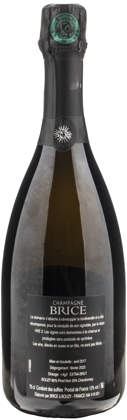 Brice Champagne Grand Cru Extra Brut Bouzy Vintage 2016 - immagine 2