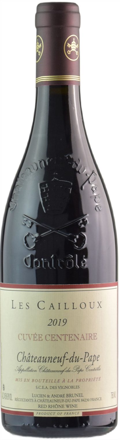 Brunel Lex Cailloux Chateauneuf du Pape Rouge Cuvée Centenaire 2019