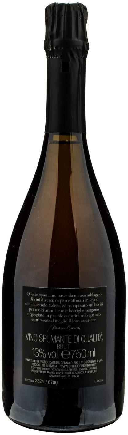 Buvoli Metodo Classico Solera Extra Brut - immagine 2