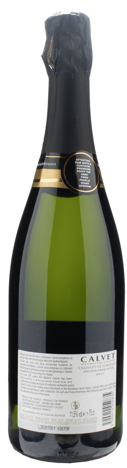 Calvet Cremant de Bordeaux Brut 2021 - immagine 2