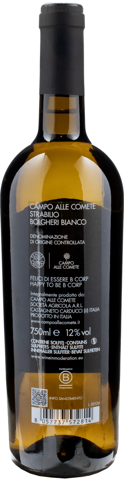 Campo alle Comete Bolgheri Bianco Strabilio 2023 - immagine 2