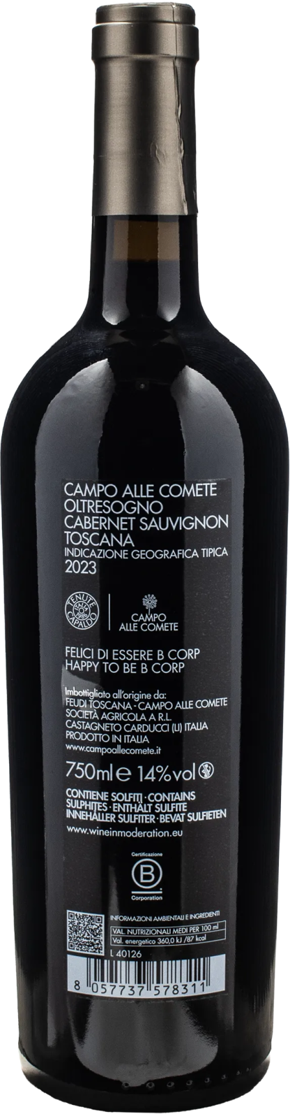 Campo Alle Comete Cabernet Sauvignon Oltresogno 2023 - immagine 2